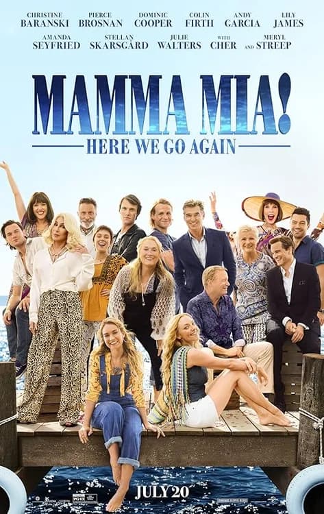 Mamma Mia! Here We Go Again film posteri