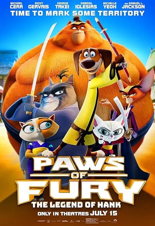 Paws of Fury: The Legend of Hank film posteri