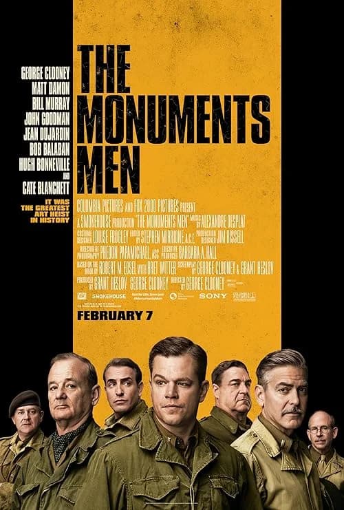 The Monuments Men film posteri